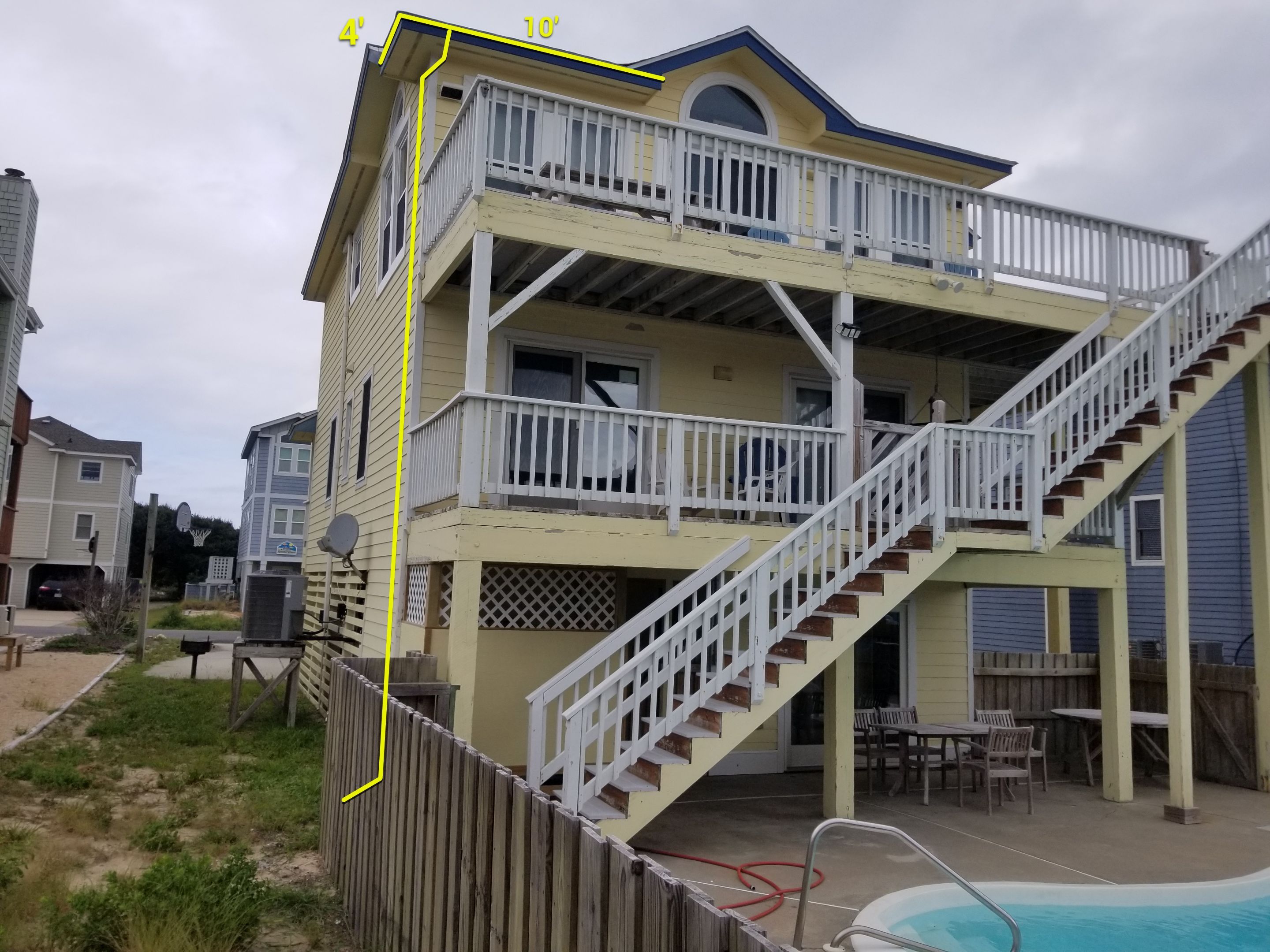 Brotzman - Gutter 732 Spinnaker Arch • Corolla, NC 27927 by Gallop Roofing & Remodeling, Inc.