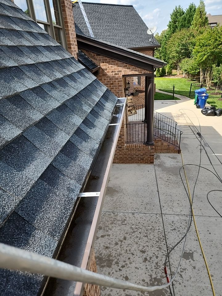 House Wash using cleaner by Power Wash Masters LLC
