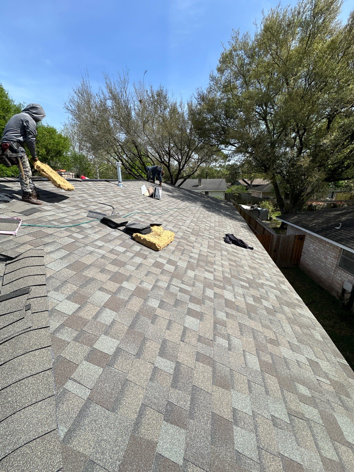 Project in Houston by Motion Roofing