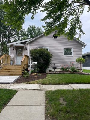 Roof replacement by hail damage using Cobblestone Gray