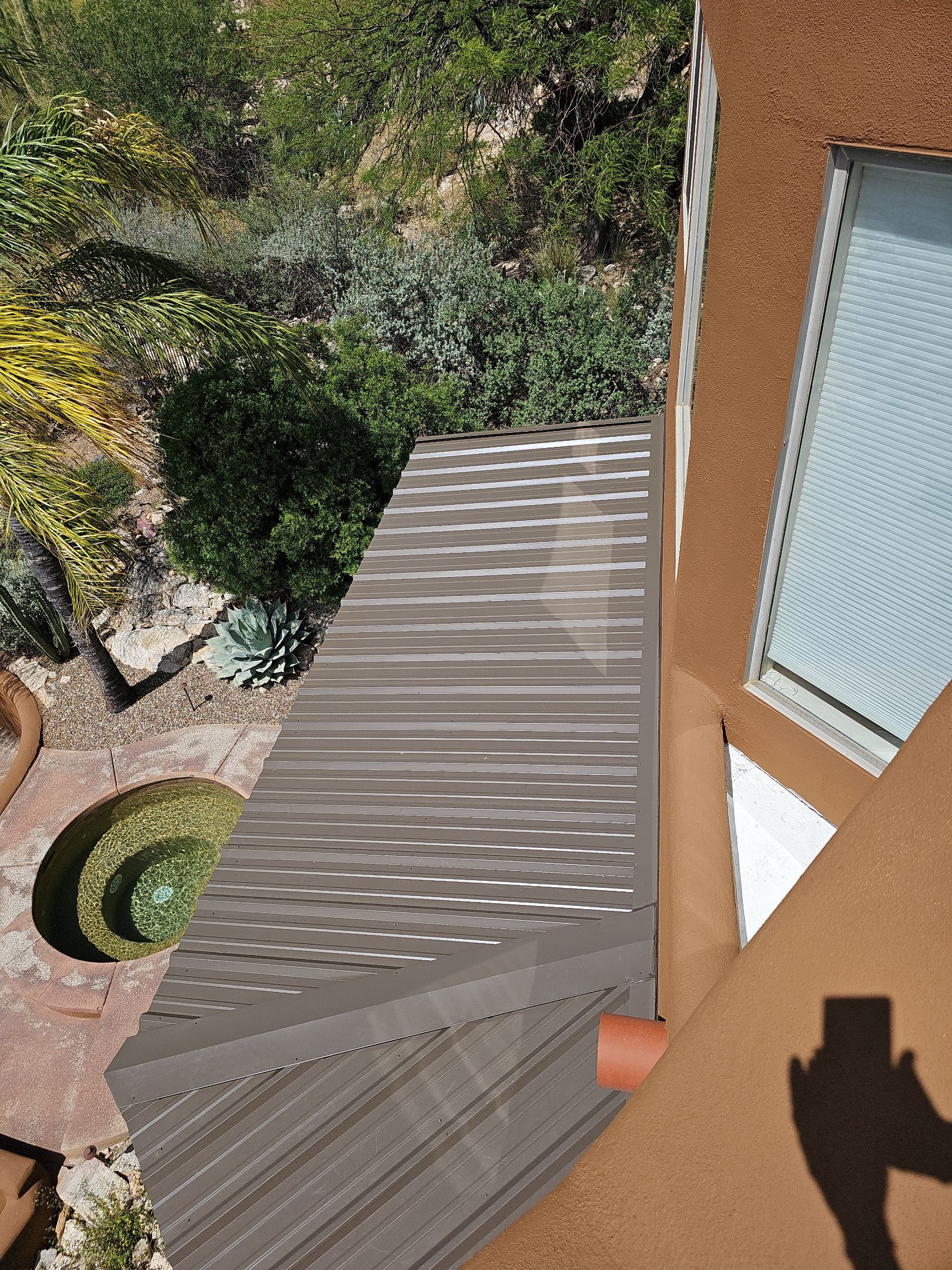 Light Stone Exposed Fastener by Reimagine Roofing