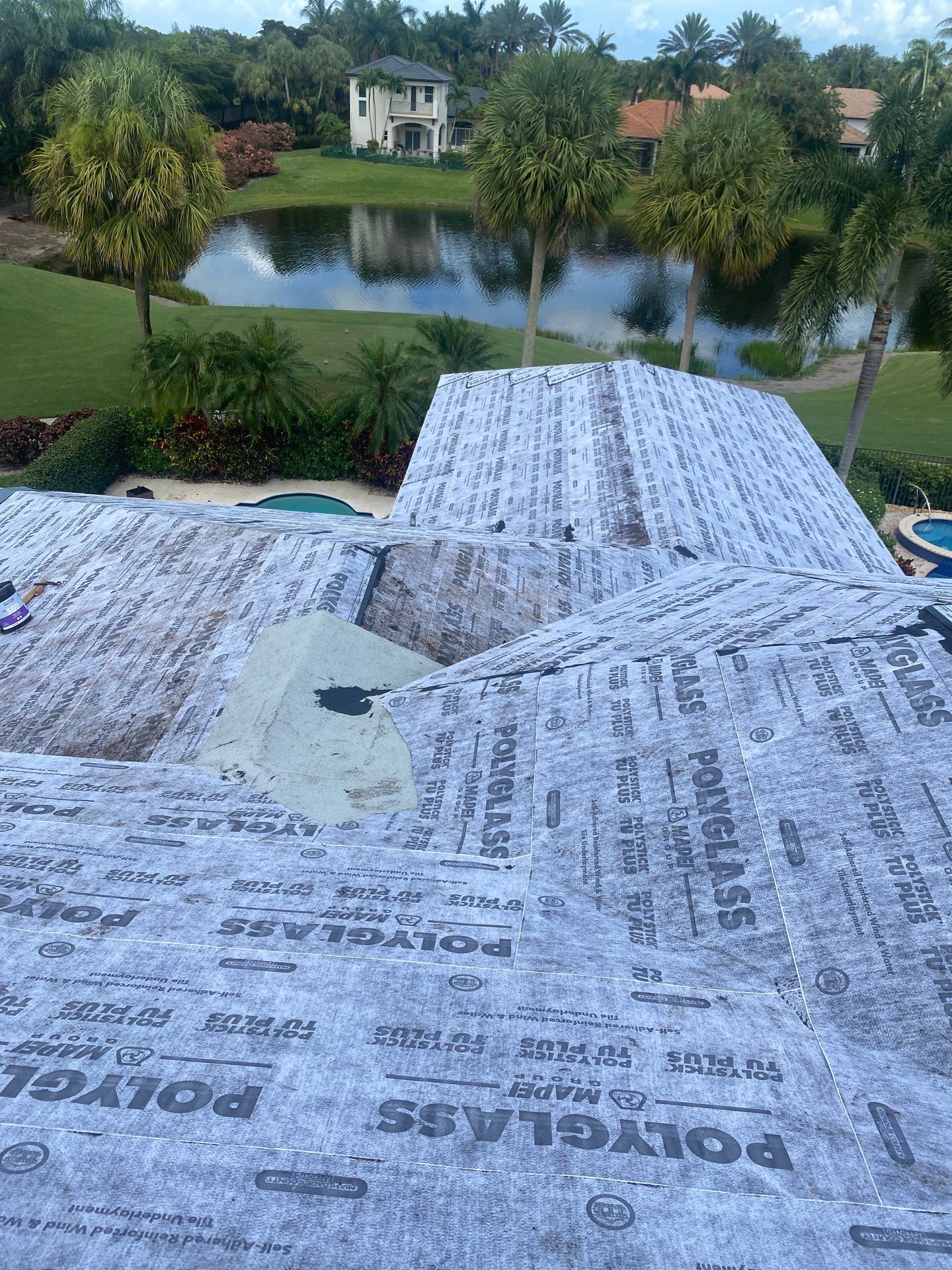 Residential Roofing Installation using Eagle Roofing Tile by BLUES BROTHERS ROOFING