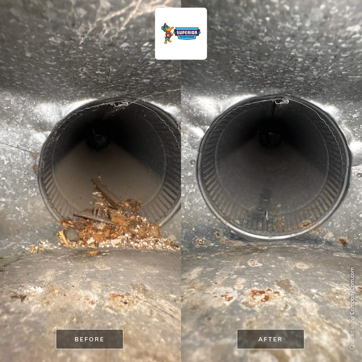 Air Duct Cleaning With a Vacuum Truck in Boardman, OH by Superior Air Duct Cleaning