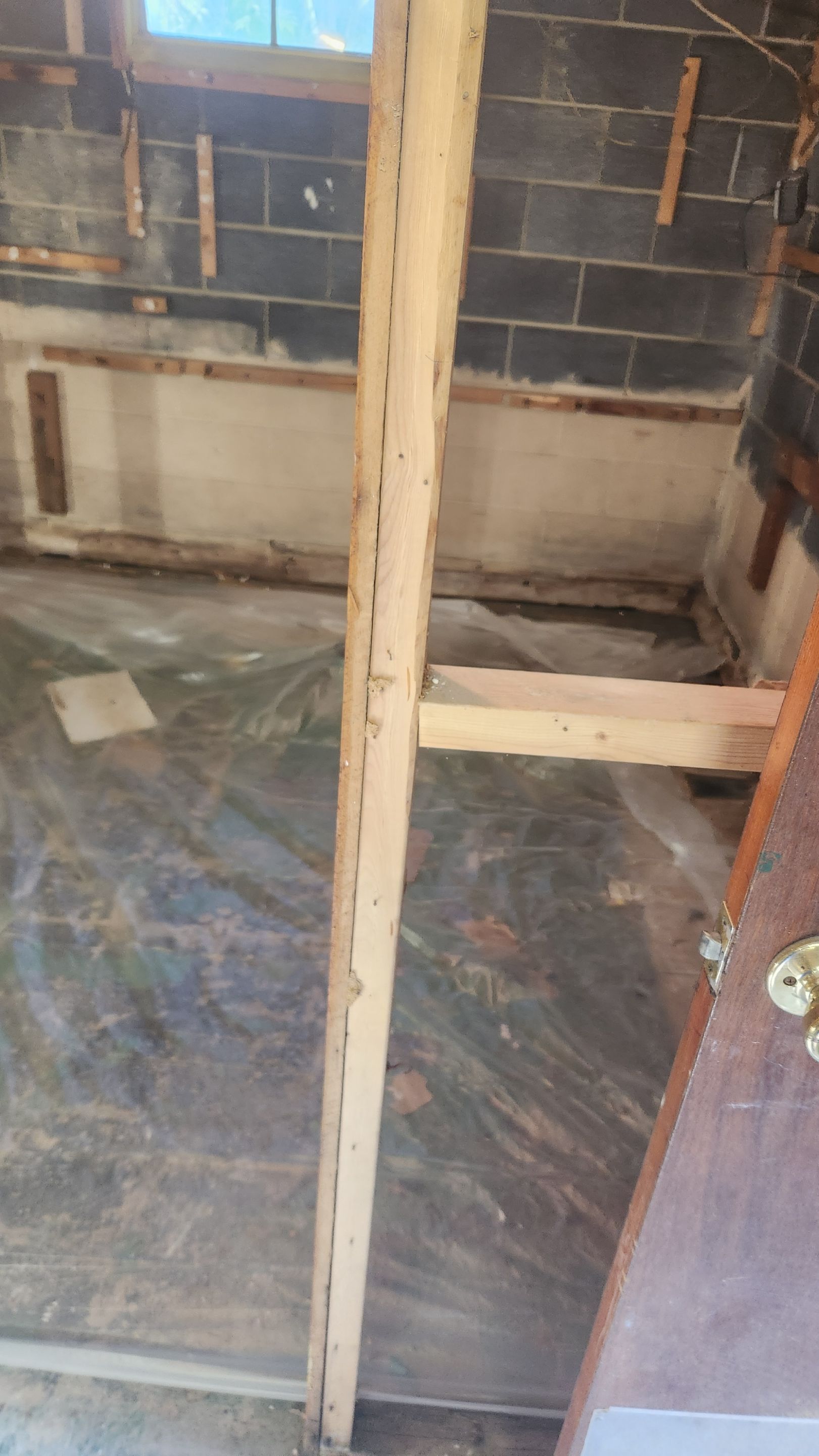 Interior French Drain & Mold Remediation Project in Manville, New Jersey by Pure Service Pro, LLC 