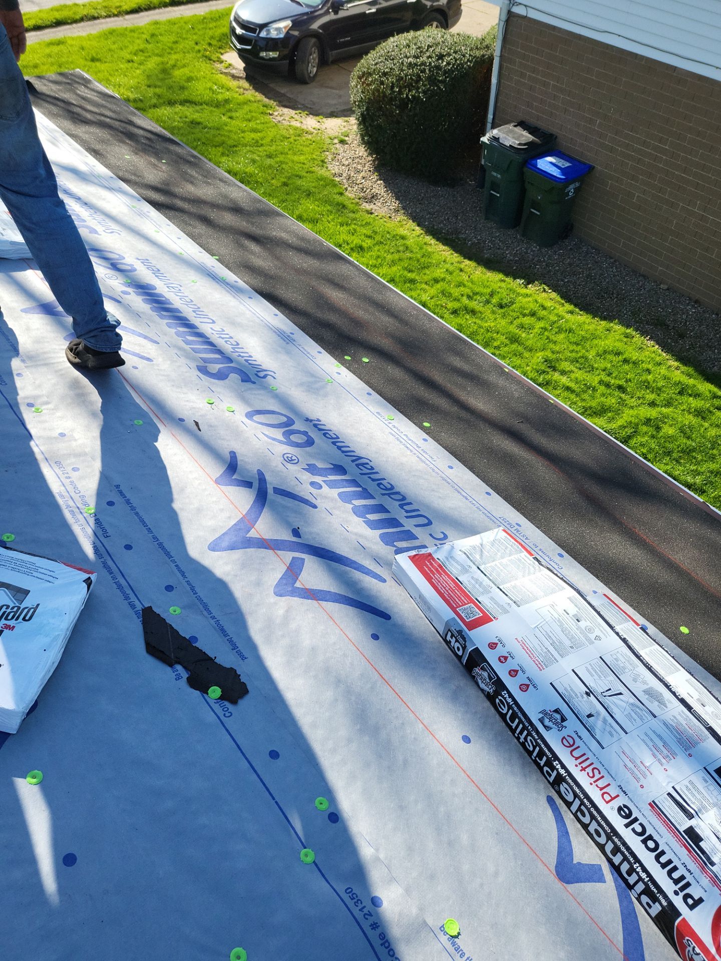 Atlas Pinnacle, Color, Weathered Wood, Drip Edge, Royal Brown by Eagle Eye Roofing