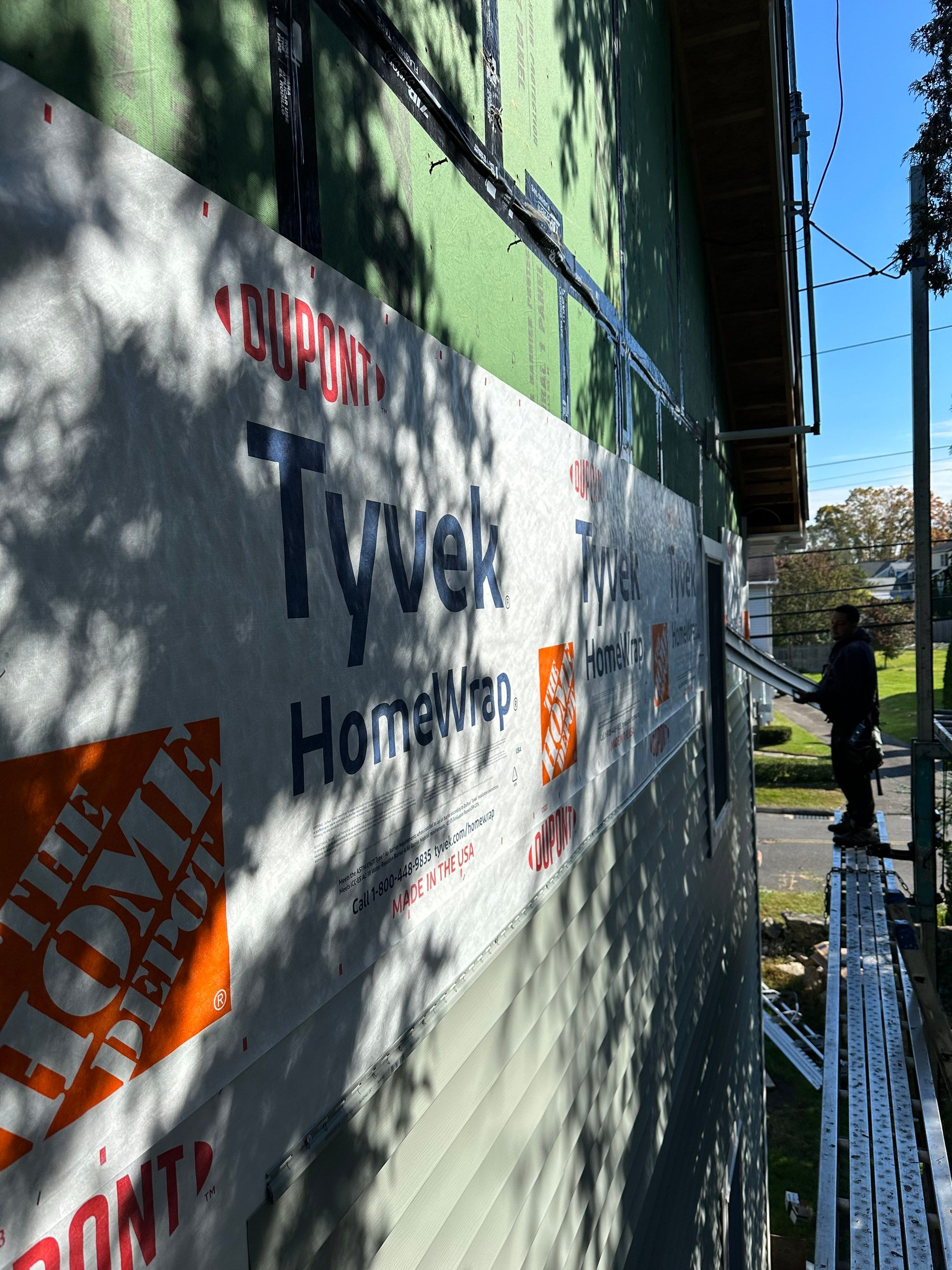 Siding Installation using Certainteed Mainstreet Seagrass by A Plus Exterior