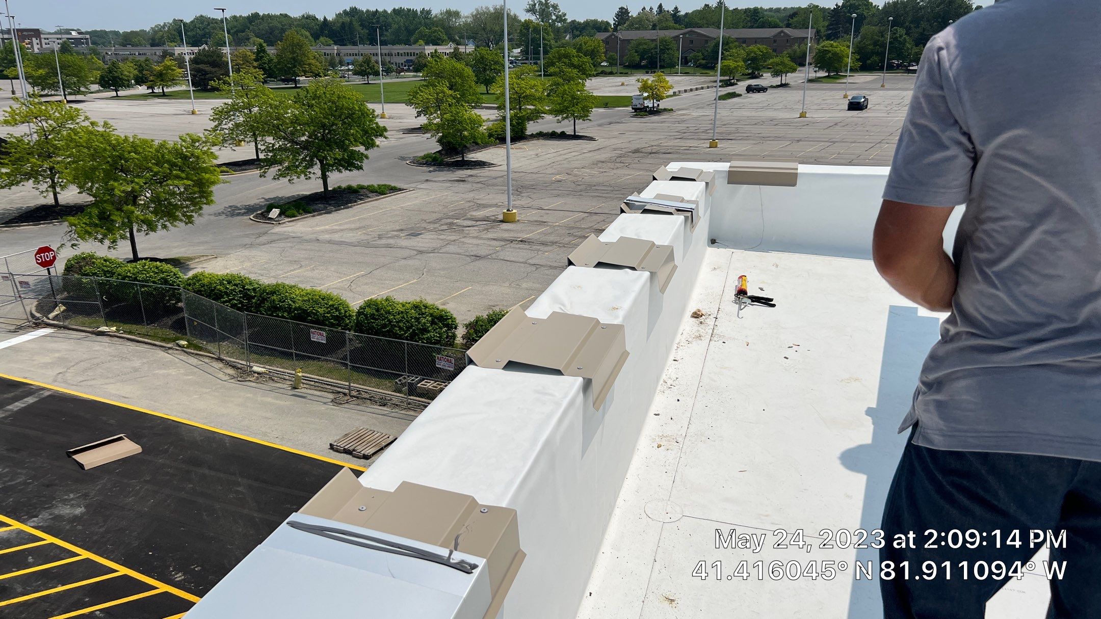 North Olmsted Ohio TPO Roof Install by Gold Star Roofing LLC 