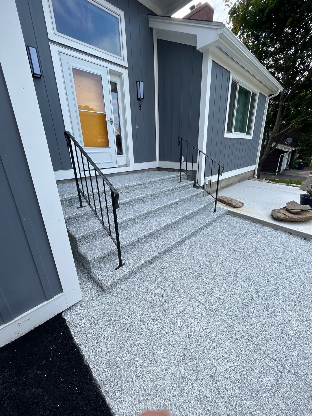 Steps in Nashua, NH 03062 by Symphony Concrete Coatings