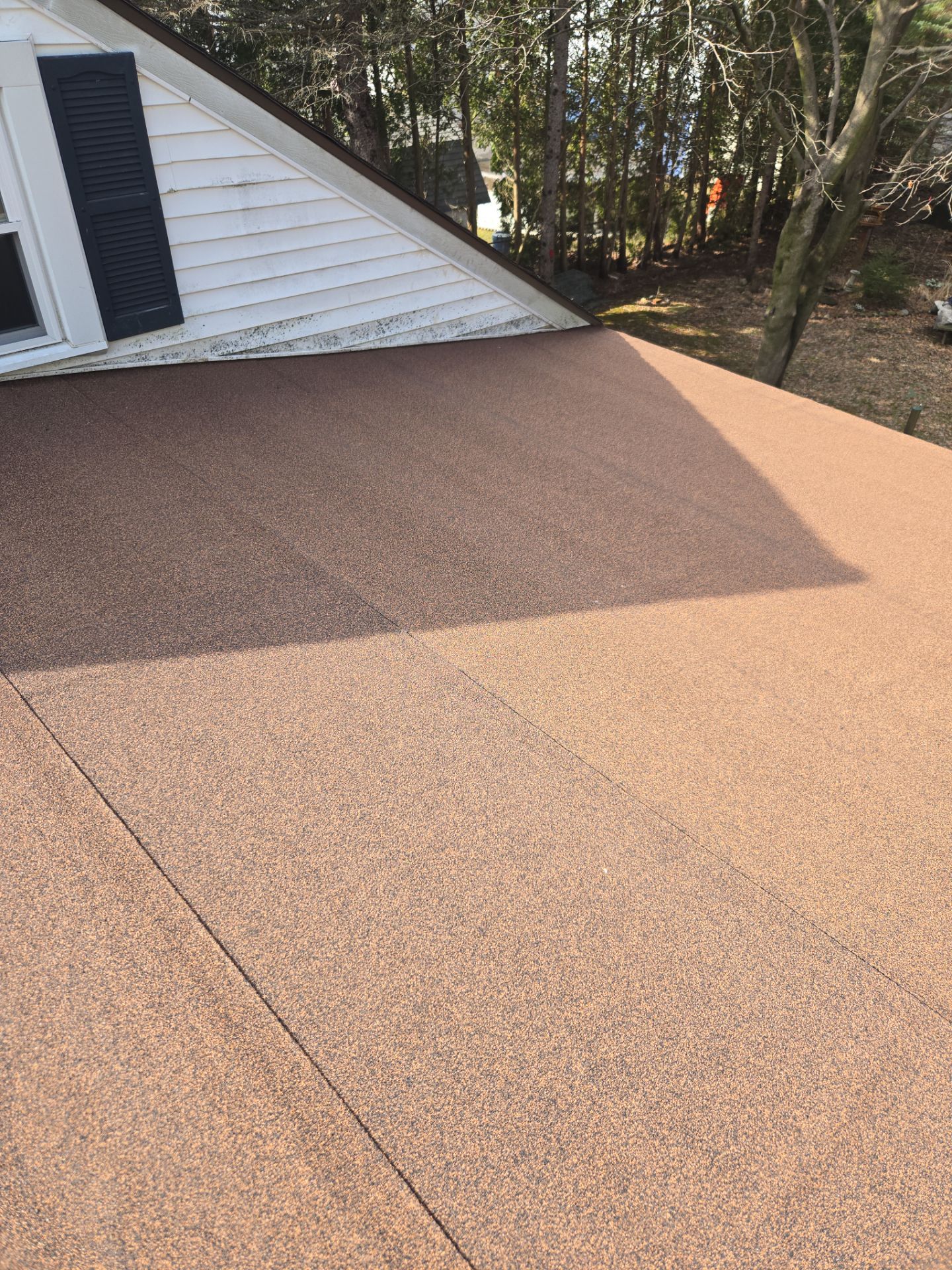 Rodney R: Atlas Pinnacle, Color, Burnt Hickory, Drip Edge, Color, Musket Brown by Eagle Eye Roofing