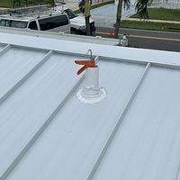 24ga 1.5" Mechanical Seam Regal White  by Total Roofing System The Metal Roof Experts