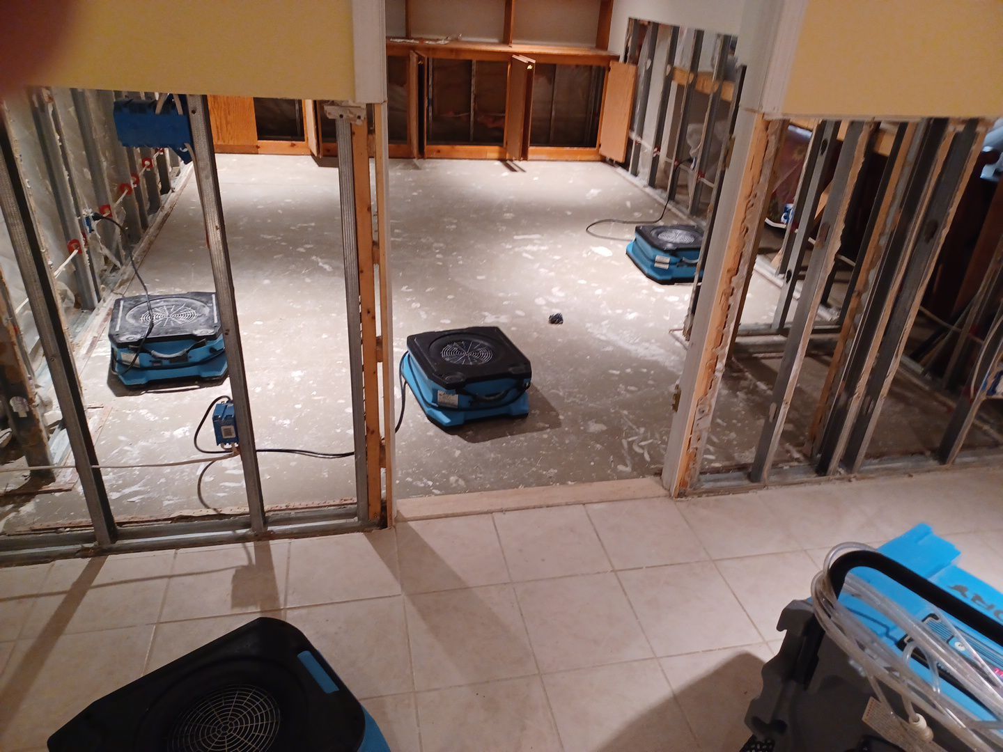 Project in Novi by EzDry Water Mitigation & Property Restoration