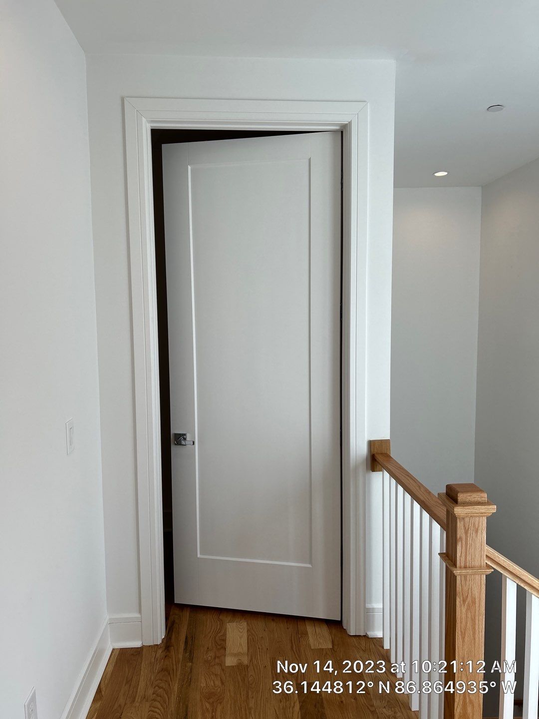 Door Repaint  using Ben Moore Comand  by Nashville House Painters 