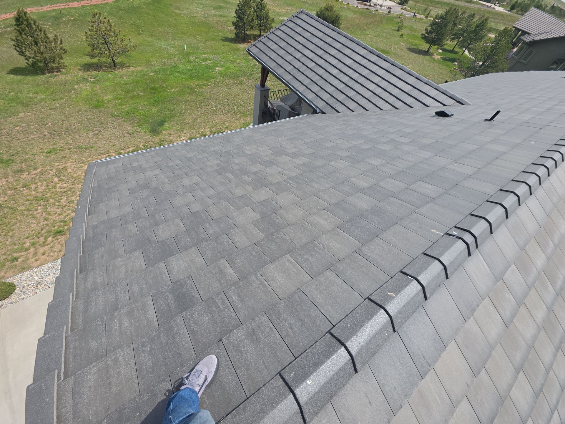 Concrete Tile Roof Ventilation and Maintenance in Colorado Springs by CO Roofing & Solar