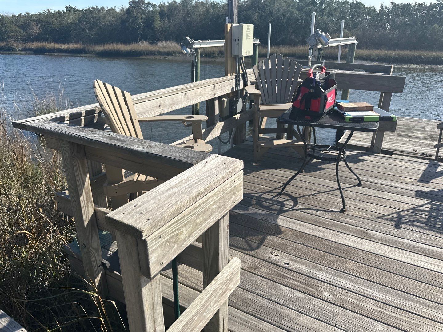 Dock using Wood Sealant by DuraSeal