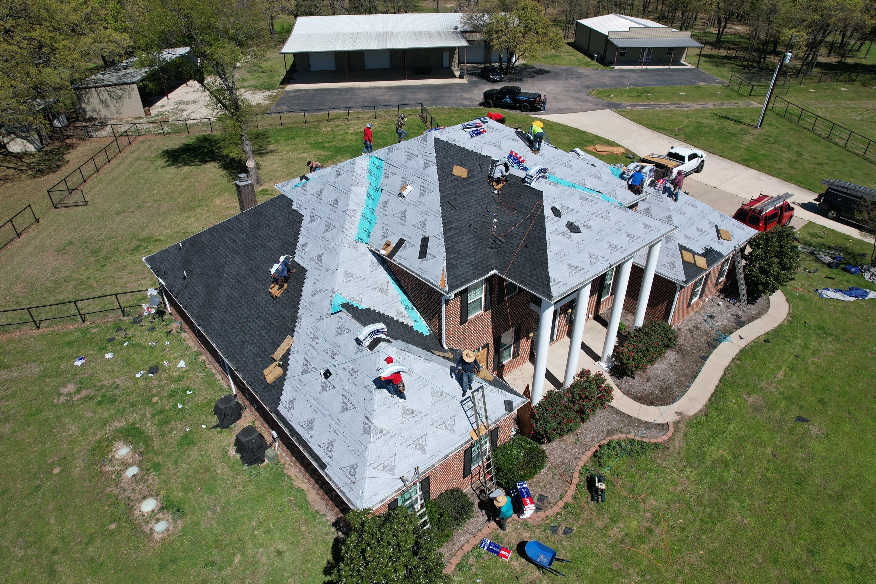 Project in Caddo Mills  by Zeus Exteriors