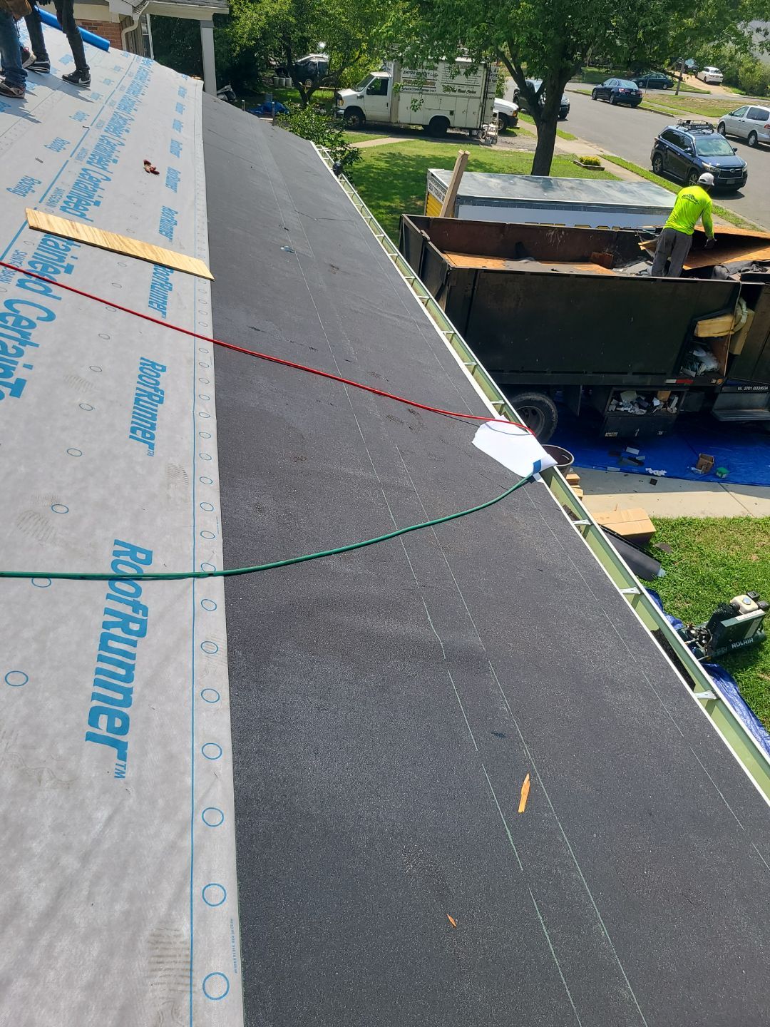 Woodbridge: Roof Replacement with CertainTeed Landmark Pro Designer Shingles in Max Def Colonial Slate by RM Banning, Inc.