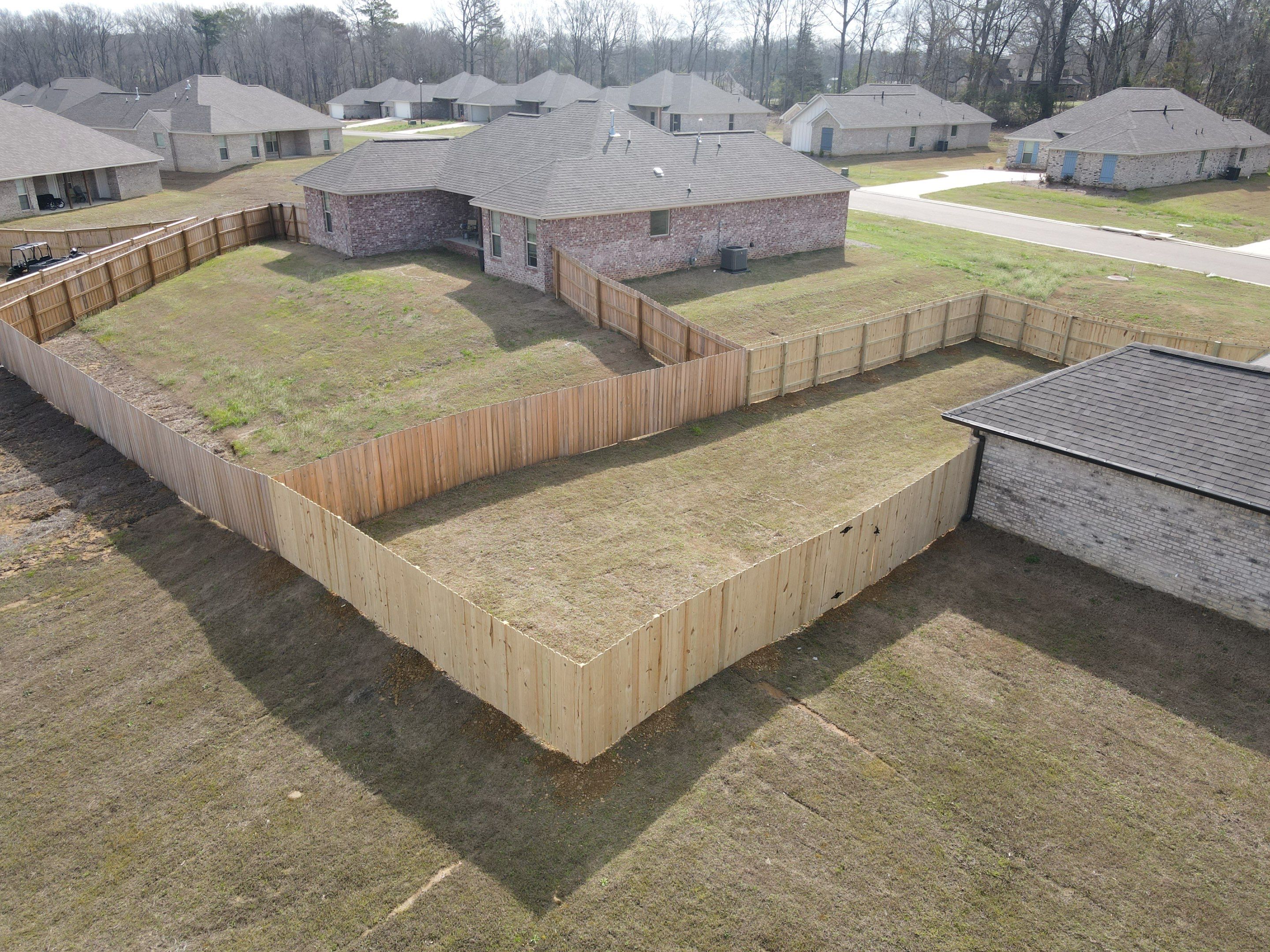 6' Treated Pine Privacy  by Roberson Construction LLC