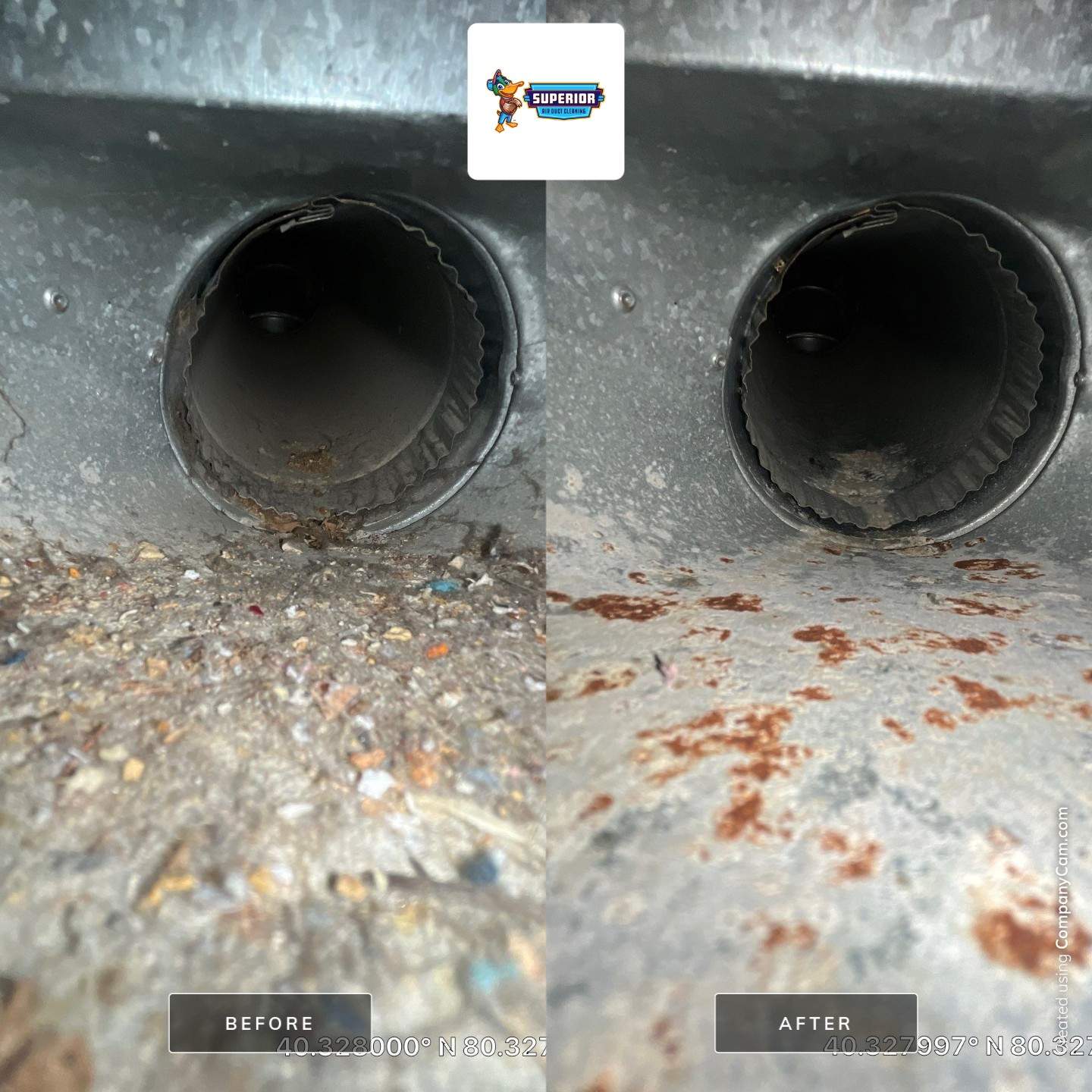 Air Duct Cleaning With a Vacuum Truck in McDonald, PA by Superior Air Duct Cleaning