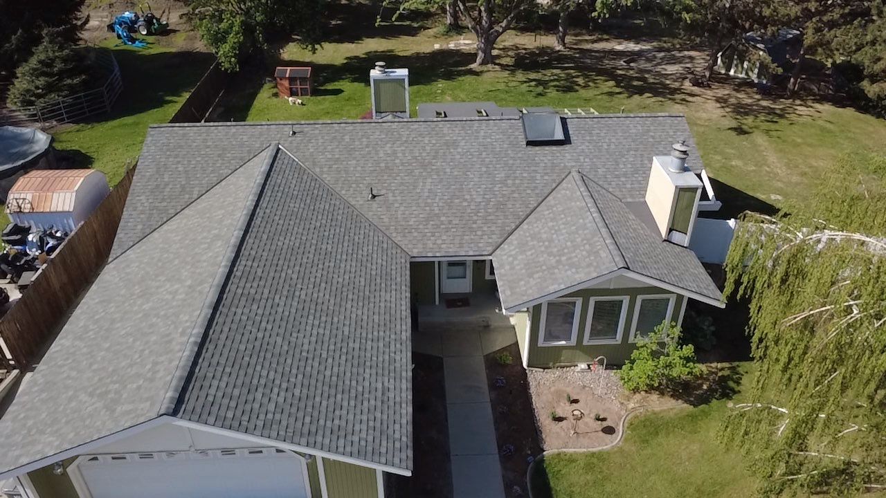 Residential Asphalt Shingle Roof Repair and Chimney Flashing on West 13th Avenue Kennewick, Washington by Alpine Roofing