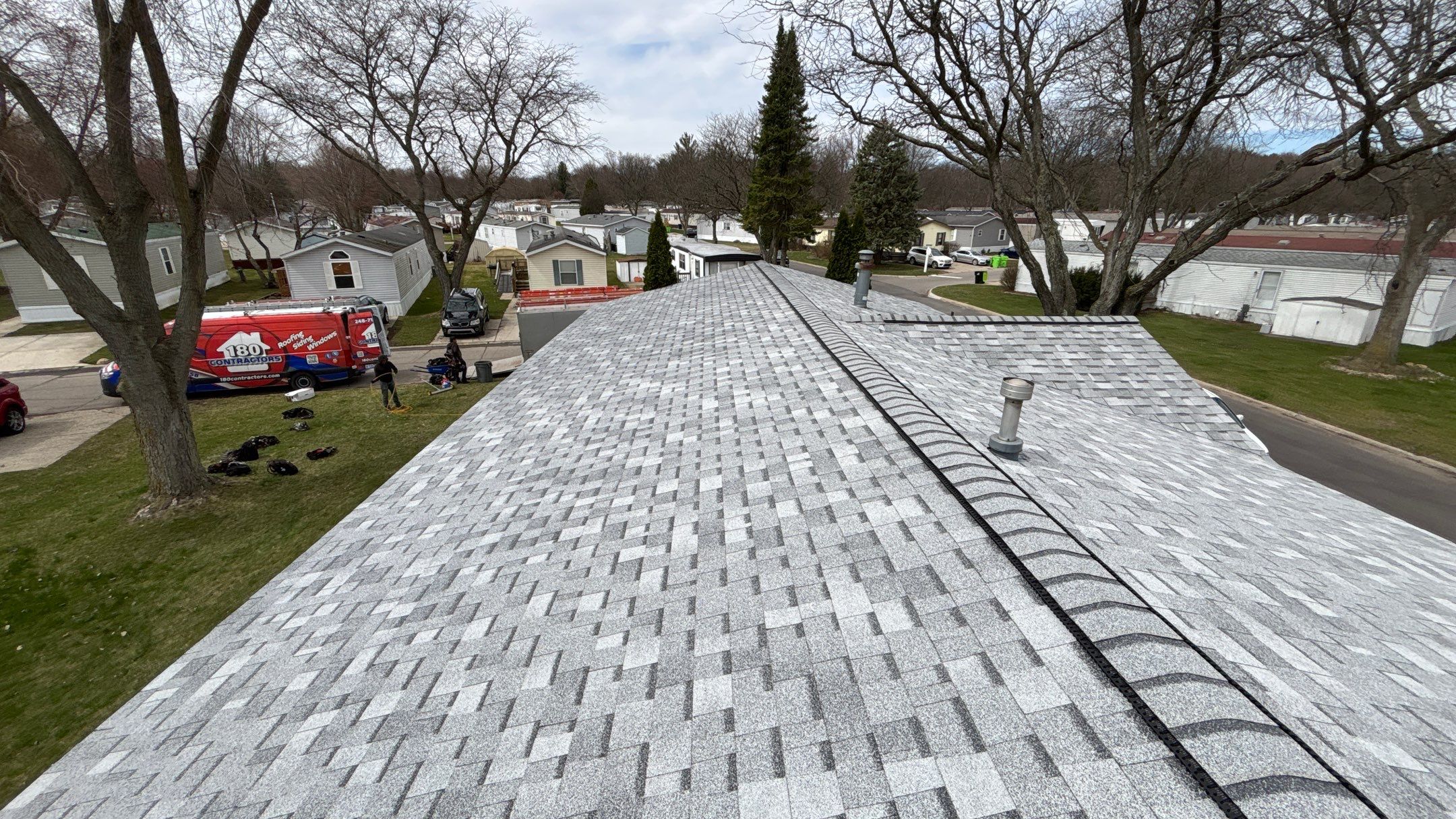 Roof Replacement using Owens Corning Sierra Gray by 180 Contractors