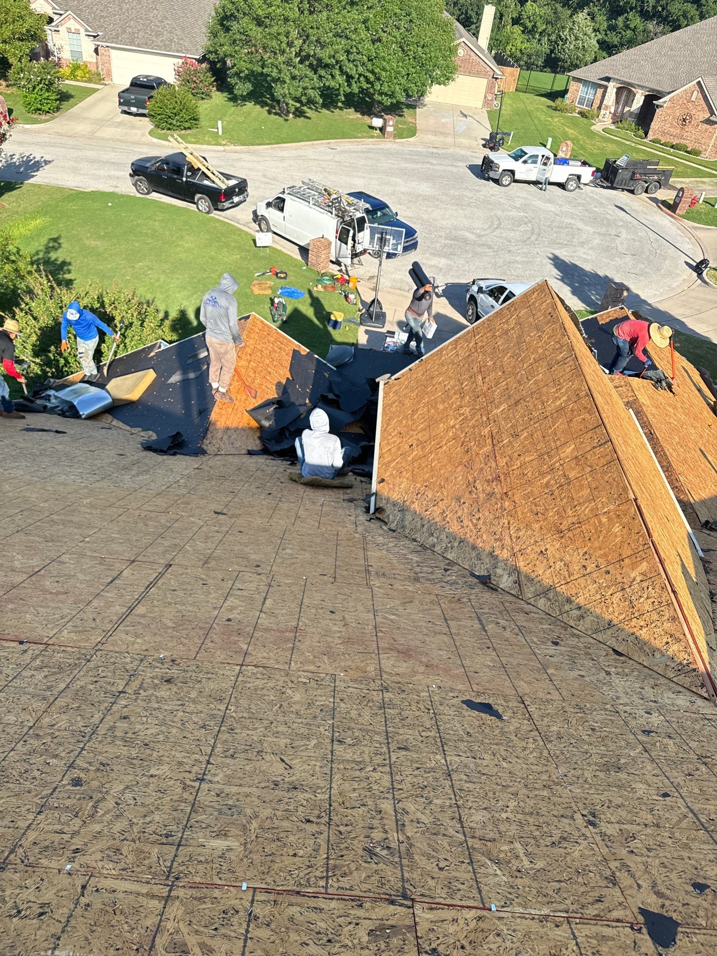 Project in Weatherford by Lonestar Roofing and Restoration LLC.