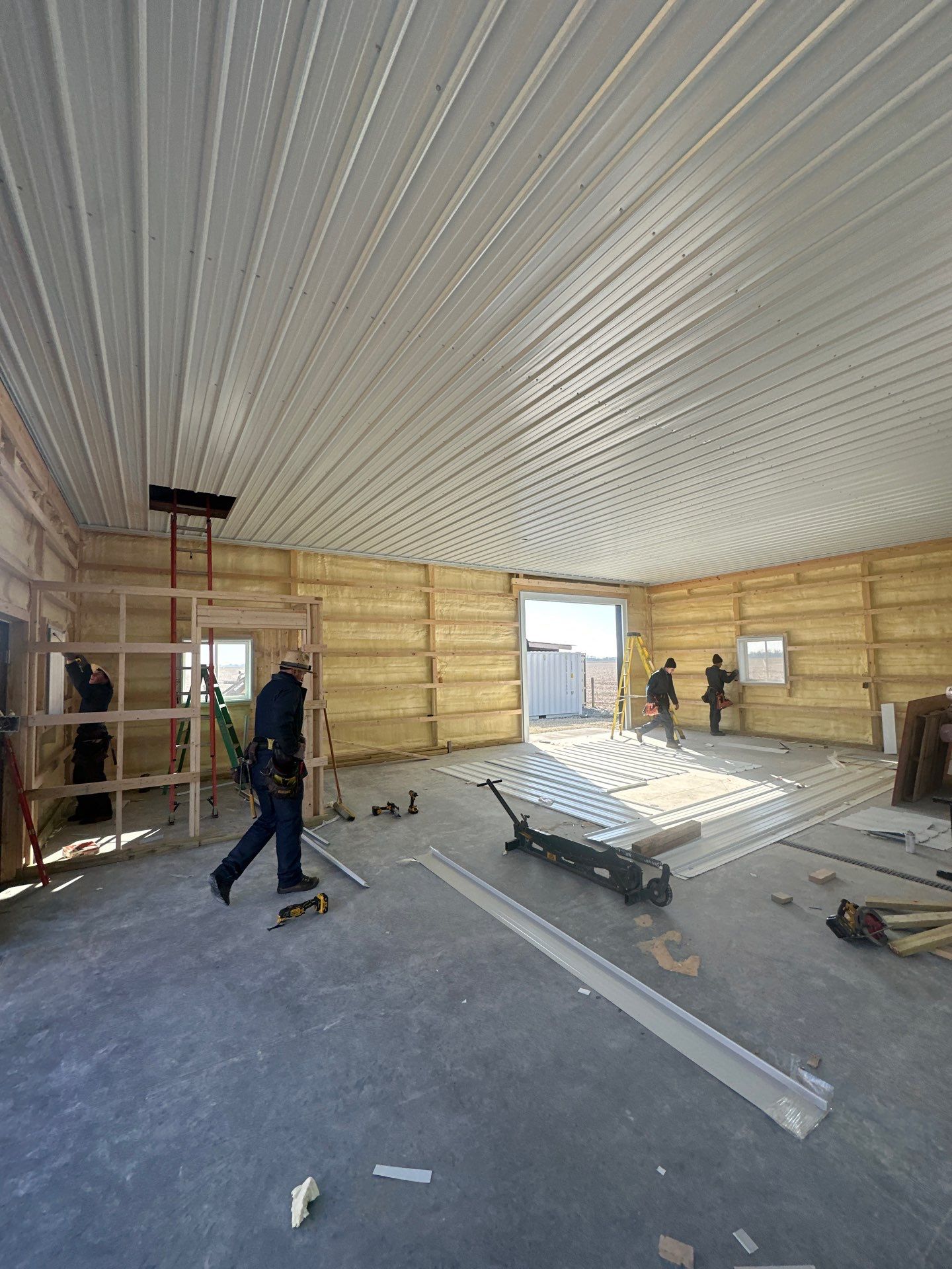 40'x40'x12' Garage by The Barn Builders 