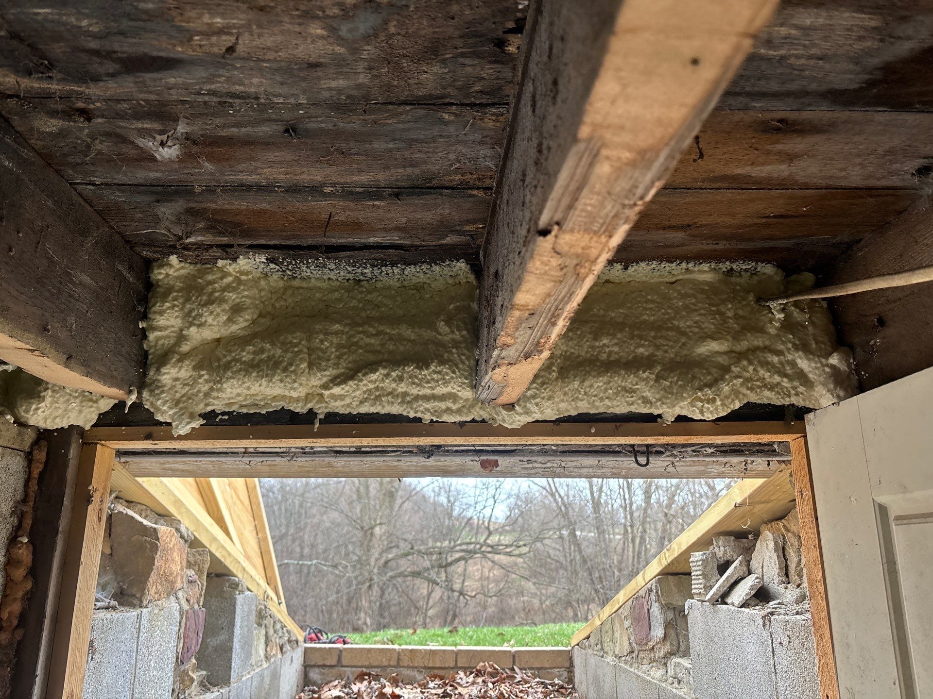 Pipe insulation and rim joists sealing in New Cumberland, WV 26047 by Home Environment Solutions