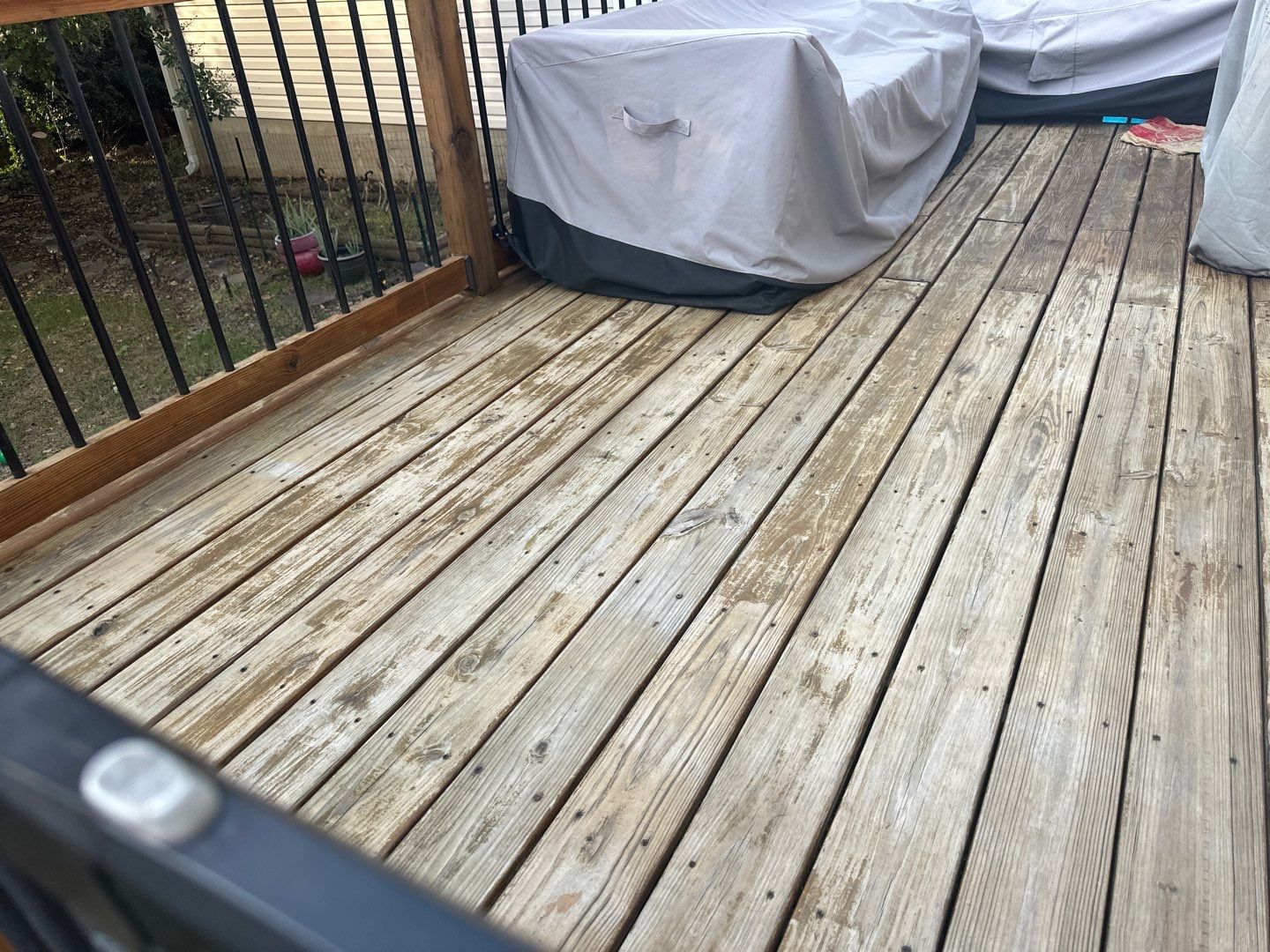 Weathered Deck using Wood Sealant by DuraSeal