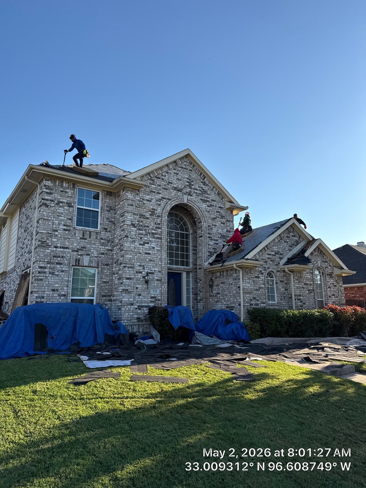 Project in Murphy  by Zeus Exteriors