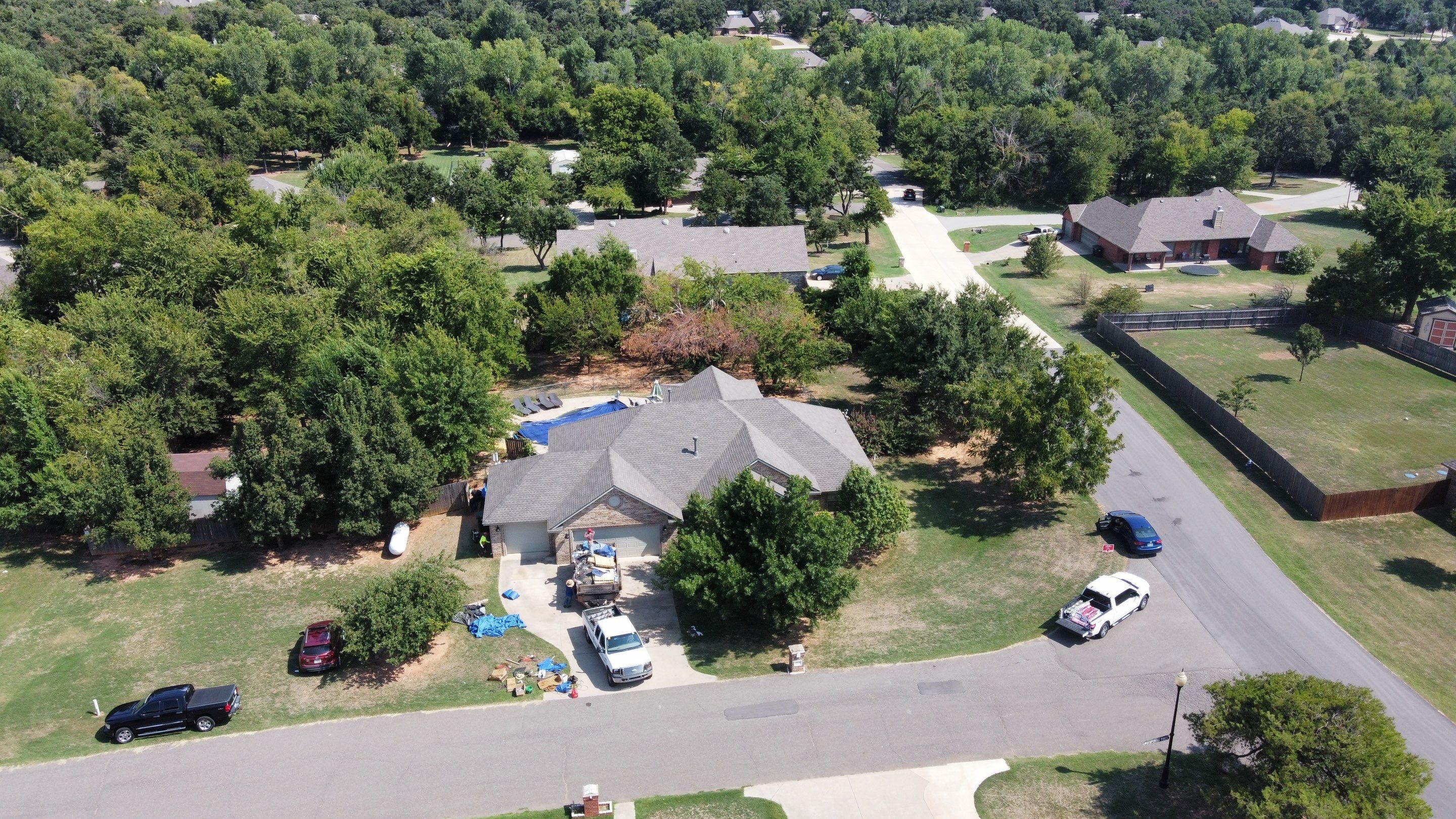 Residential Roofing Installation using GAF Natural Shadow  by A & H Roofing and Contracting