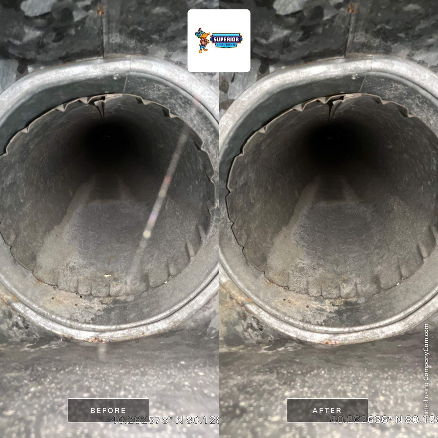 Air Duct Cleaning With a Vacuum Truck in Canonsburg, PA by Superior Air Duct Cleaning