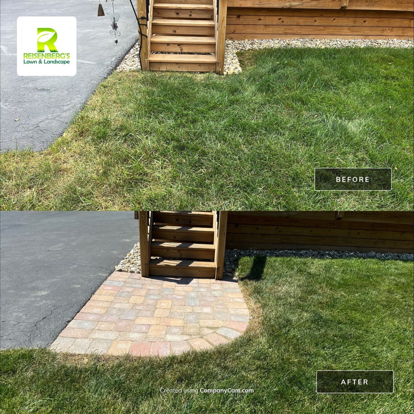 Paver and Natural Stone Installation by Reisenberg’s Lawn & Landscape, LLC
