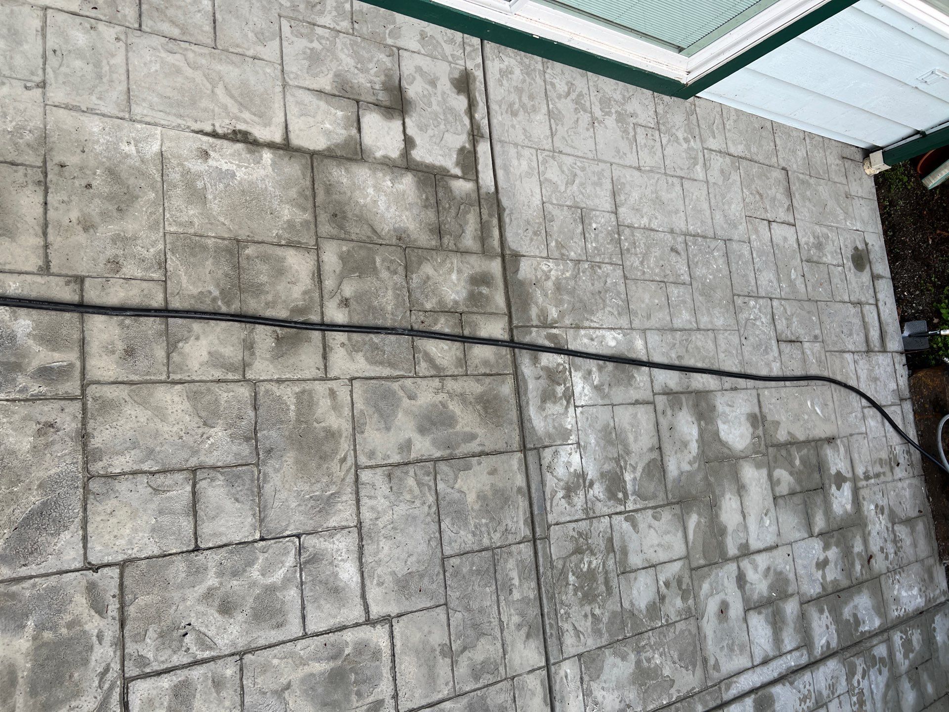 Stamped Concrete Patio and Driveway | Edmonds  by Jireh Asphalt & Concrete Inc 