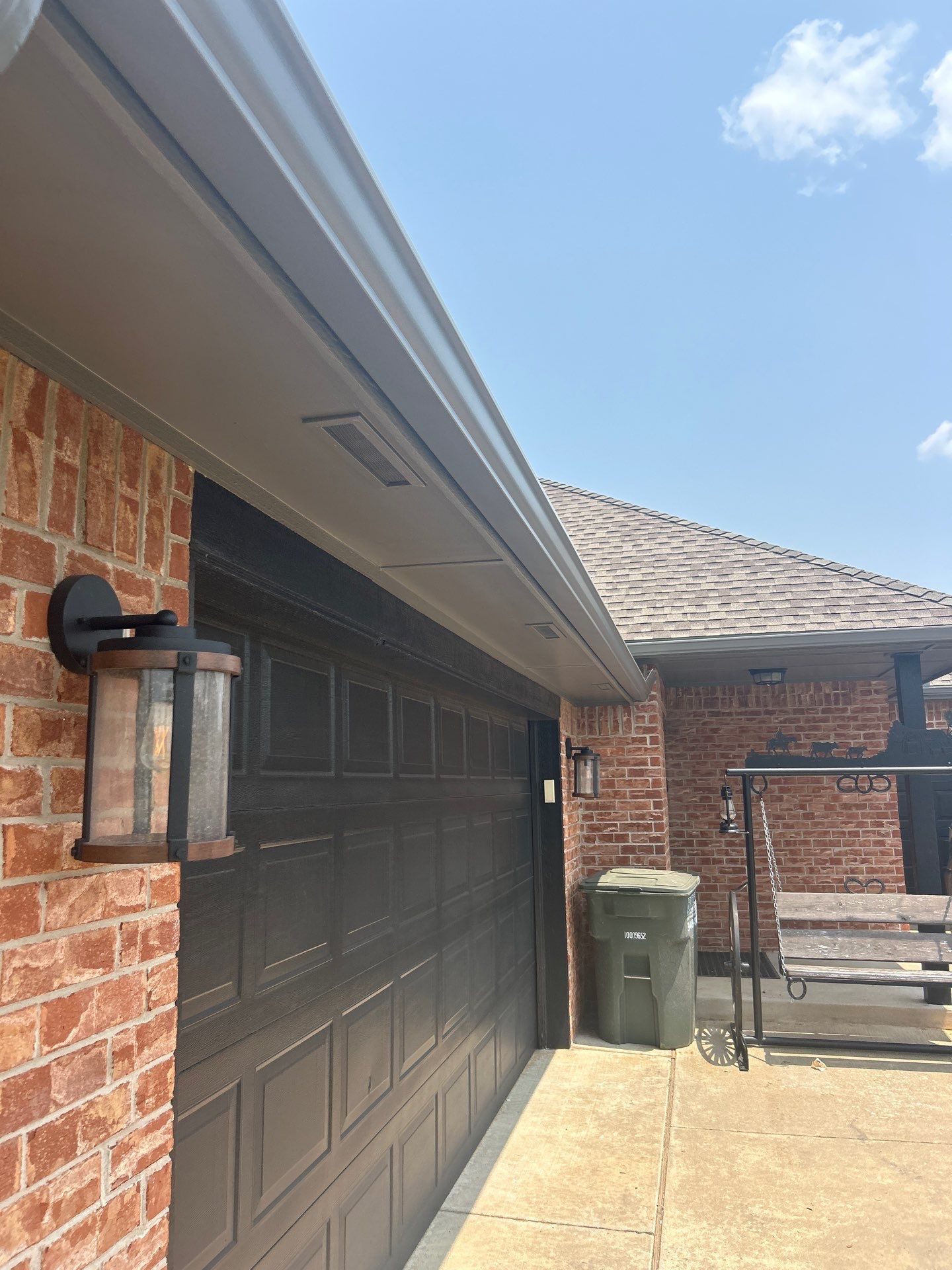 Siding Replacement and Exterior Painting and Pergola Cover Install in Edmond, OK by McCann's Roofing and Construction