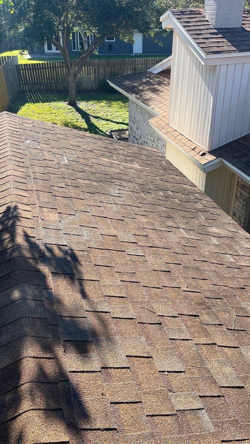 Full Roof Replacement using Certainteed Landmark Weatherwood by Galvan Roofing and Construction