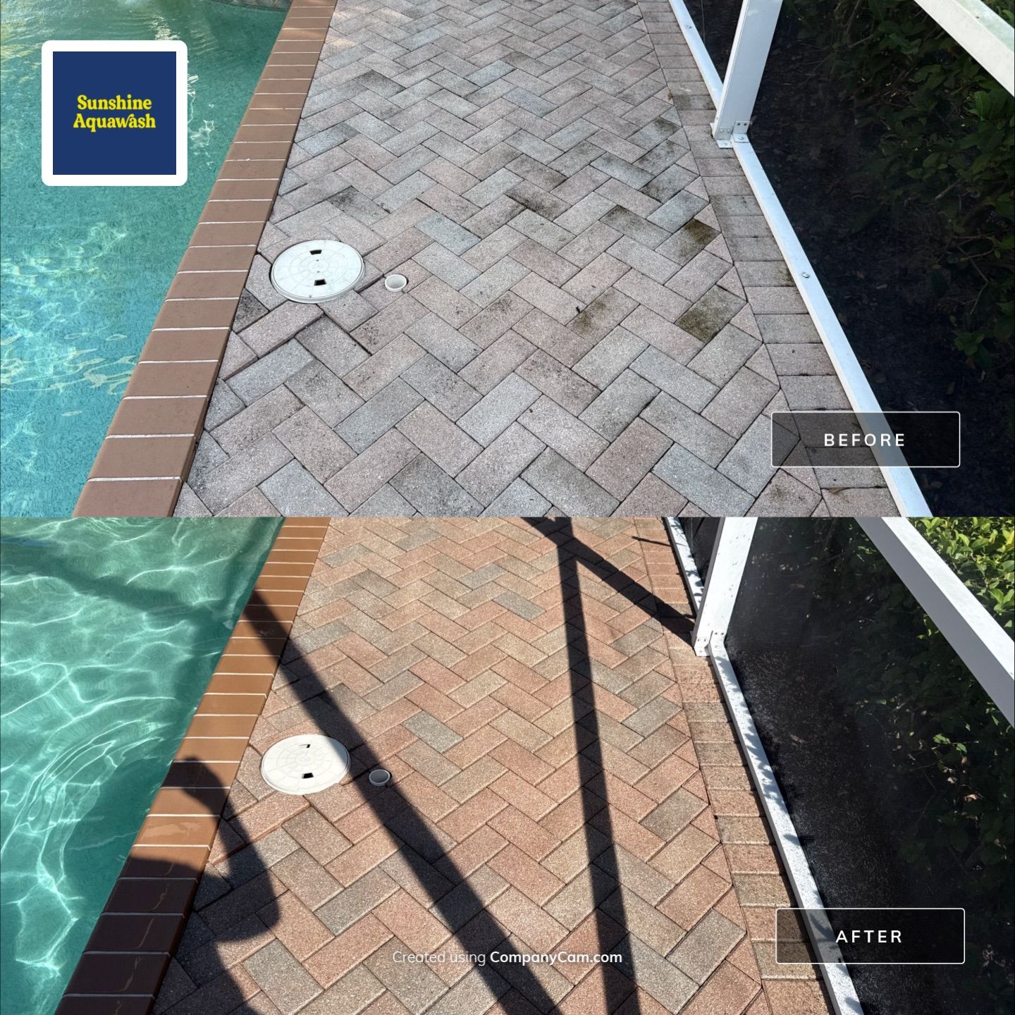 House Wash, Pool Deck & Screen Enclosure Cleaning | University Park, Sarasota FL by Sunshine AquaWash