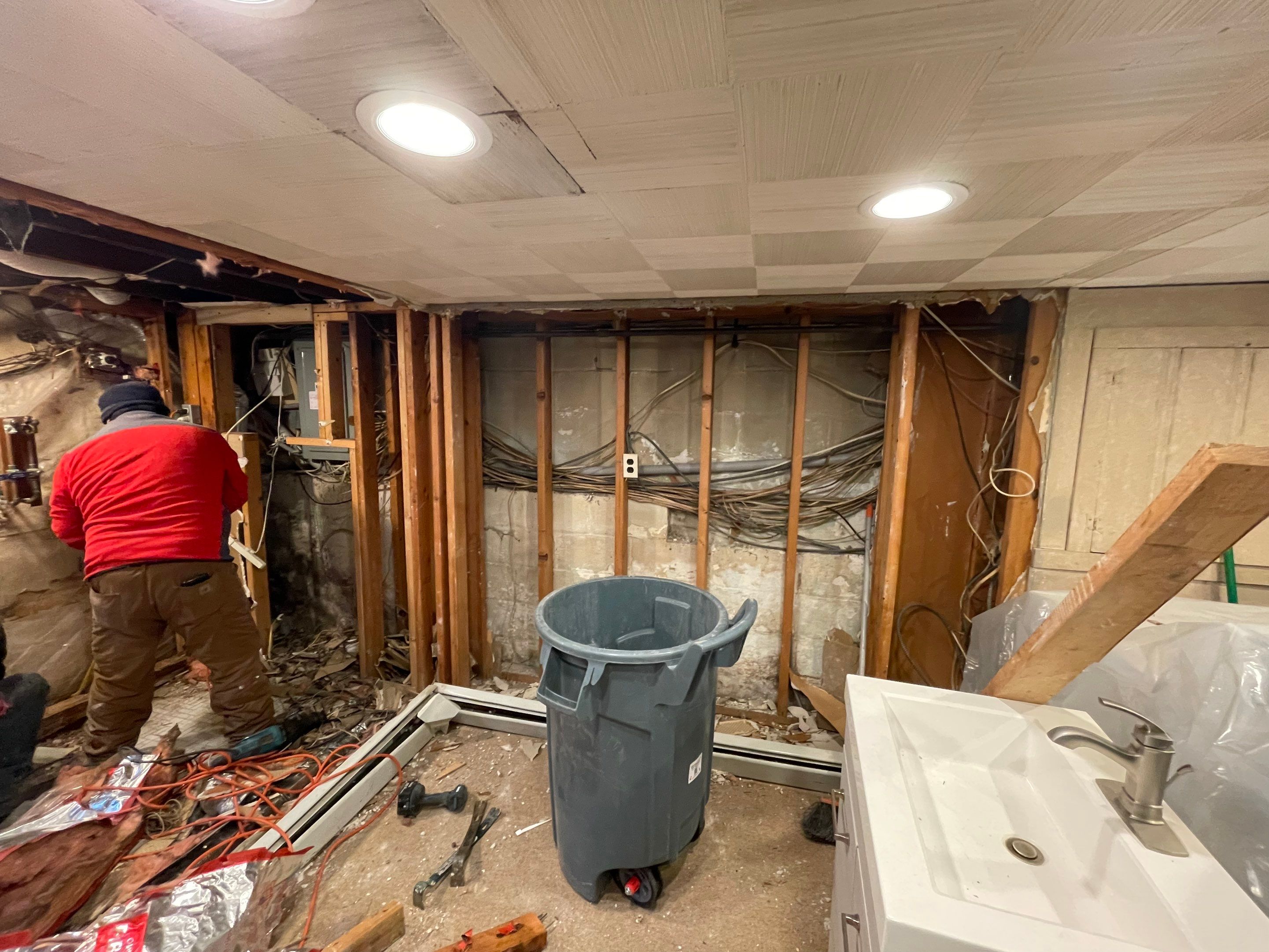 Bathroom Remodel using Tile by Home Concepts Construction