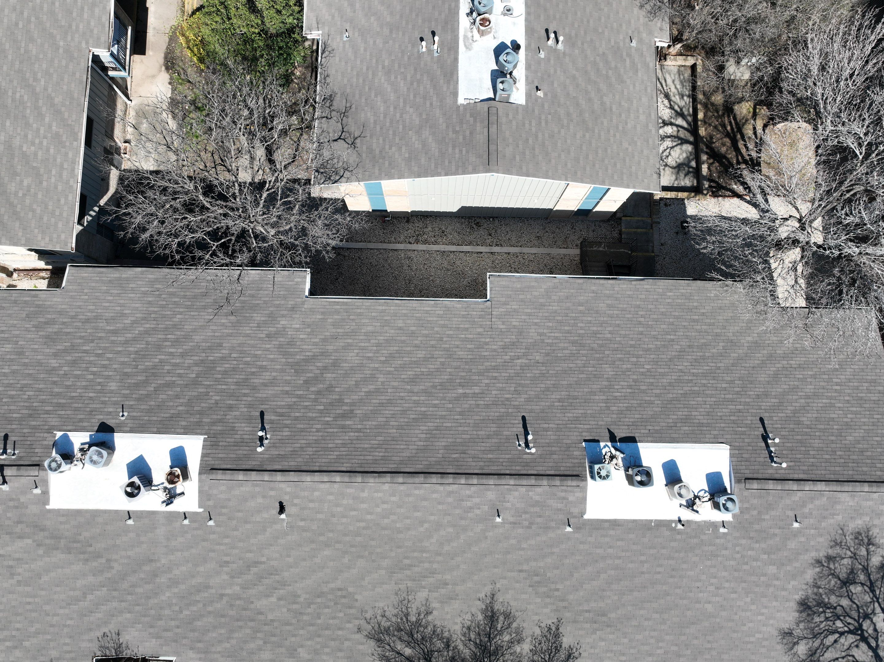 Commercial Roof Inspection using Drone Inspection by Premier Roofing and Contracting