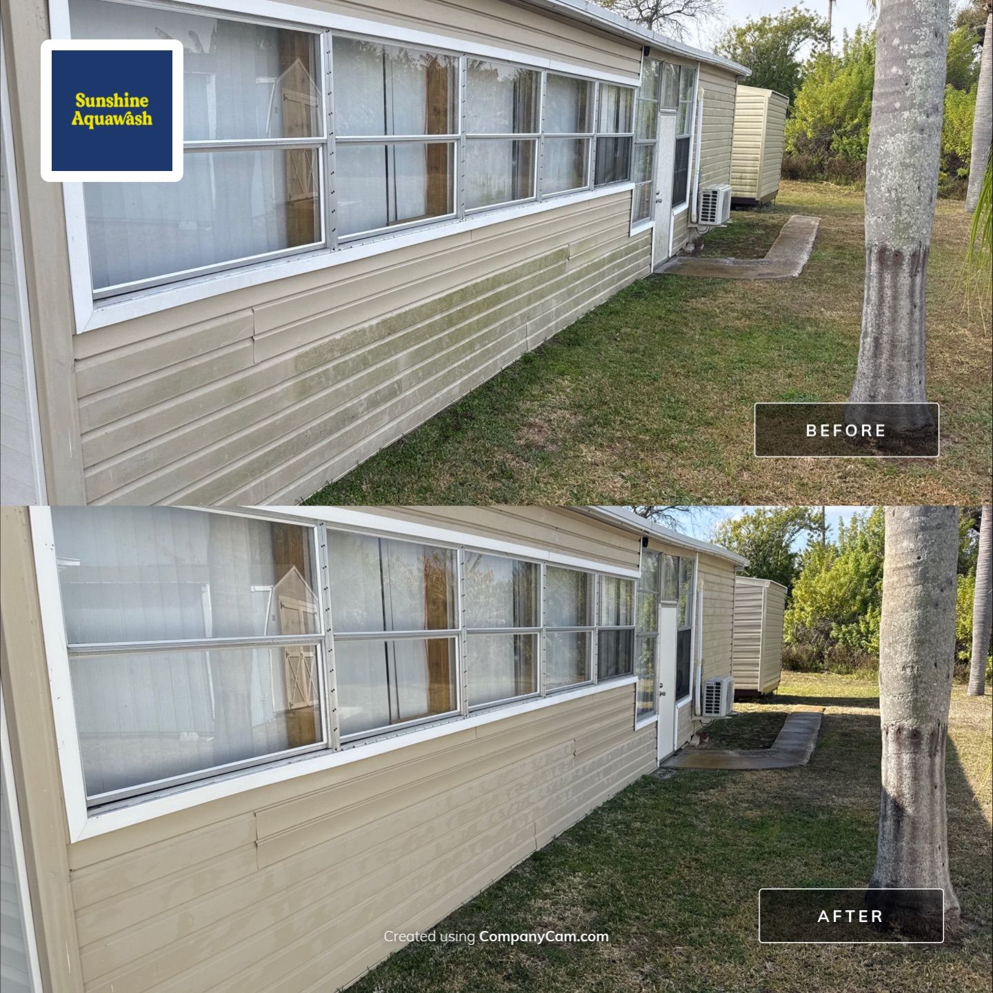 TPO Roof Cleaning & Mobile Home Soft Wash in Chulavista Landings – Ruskin, FL by Sunshine AquaWash