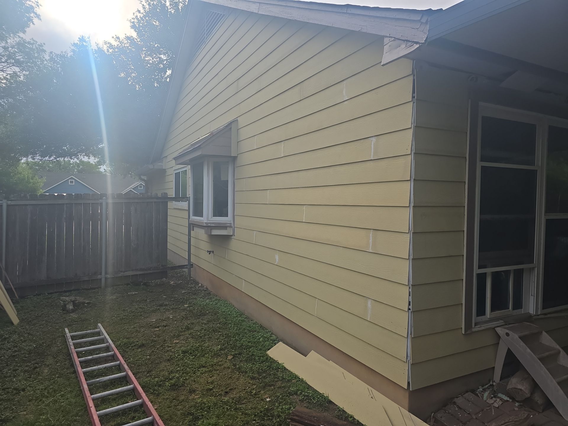 Siding project in Cedar Park, TX by REPS Austin Area Roofer