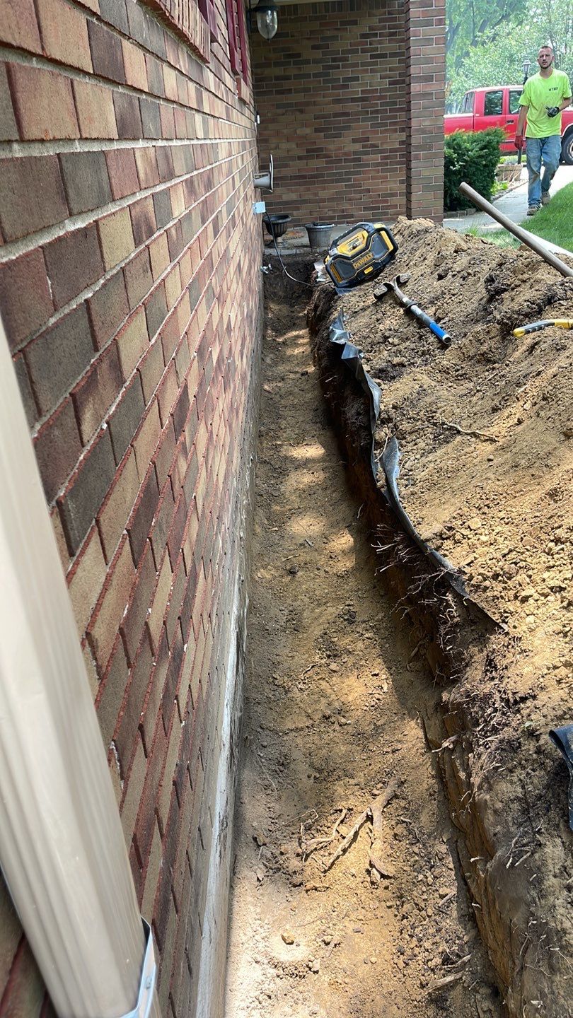 Shallow Waterproofing System and Crawl Space Repairs by Toledo Basement Repair