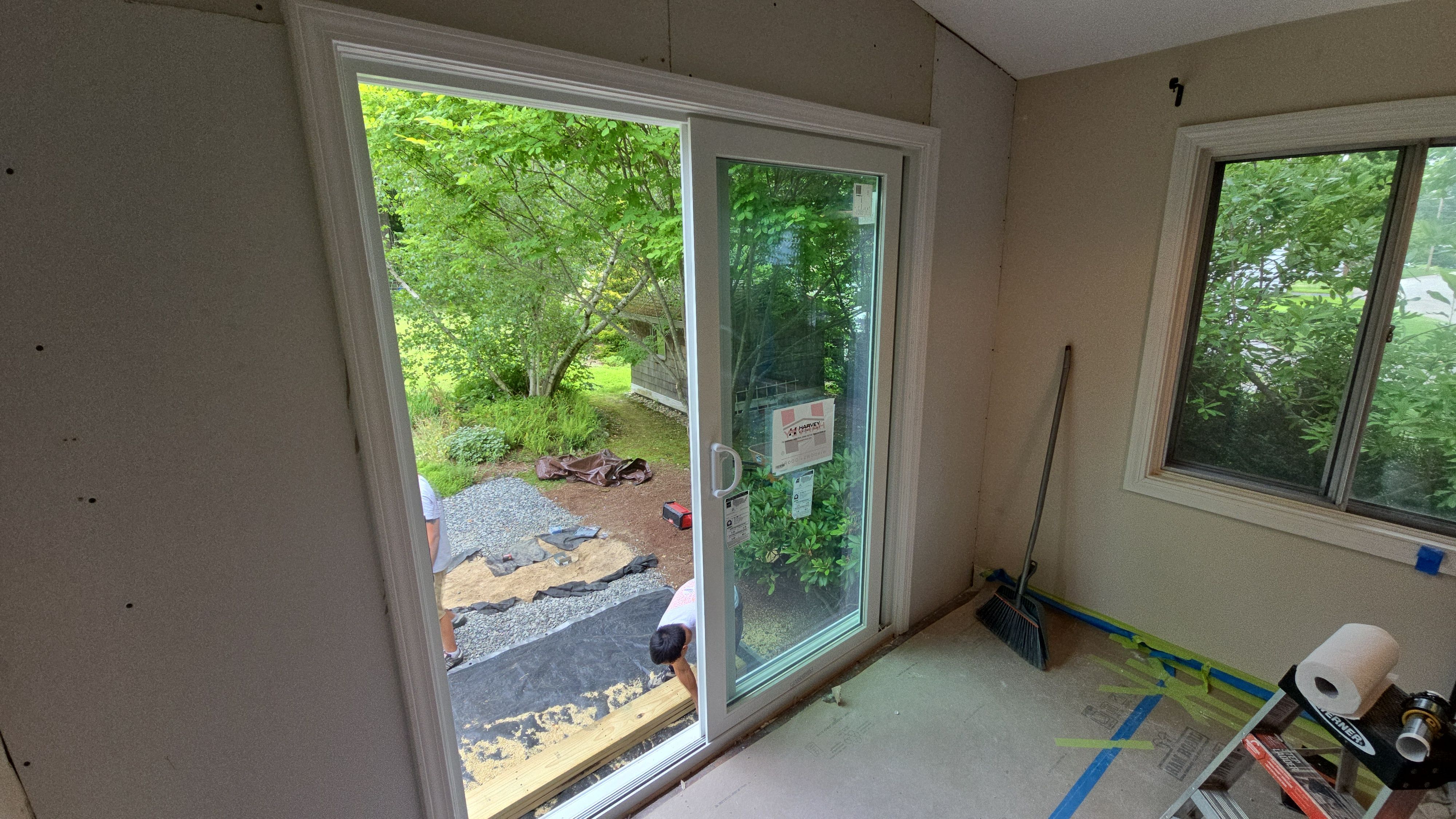 Deck built and Door with new opening in Framingham, MA by UBrothers Construction
