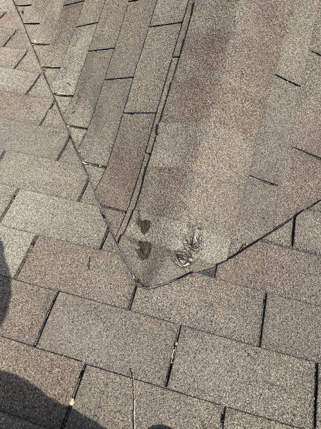 Hail Damage using Owen's Corning Duration (Lifetime) Shingles by Roof Repair Company