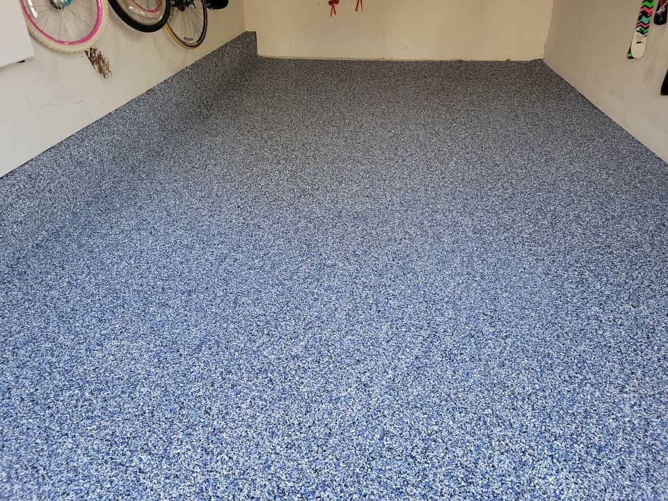 1-Car Penntek Garage Floor in Orbit by Spectrum Painting, LLC