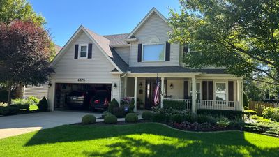 Completed gutter protection installation in Naperville, IL 60564