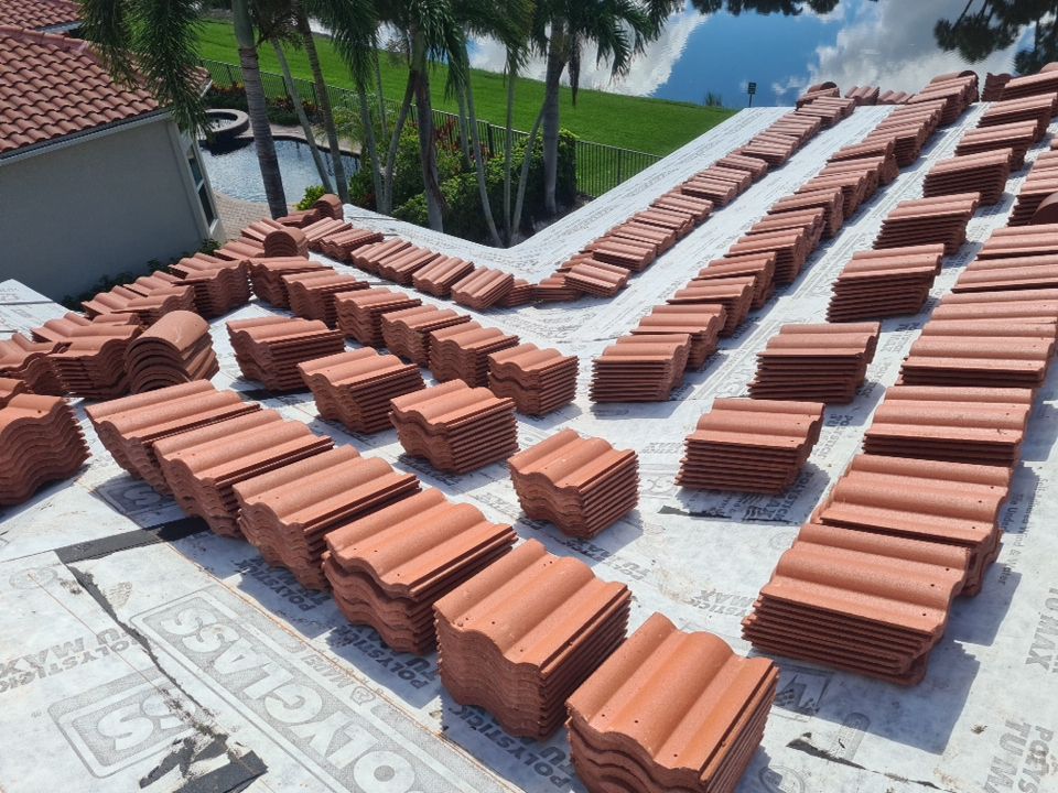 Residential Roofing Installation using Eagle Roofing Tile by BLUES BROTHERS ROOFING