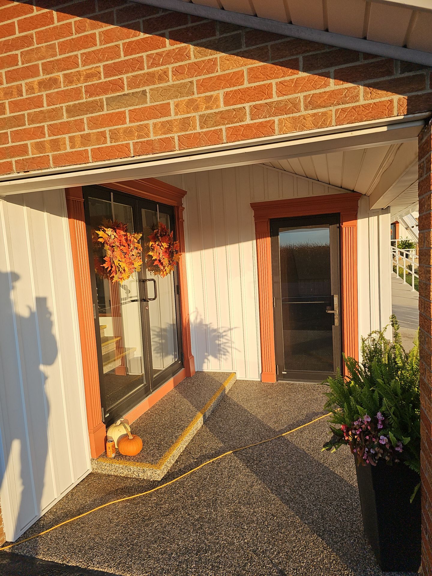 Siding Installation using Mastic 8" white  by Nitro Roofing and Construction