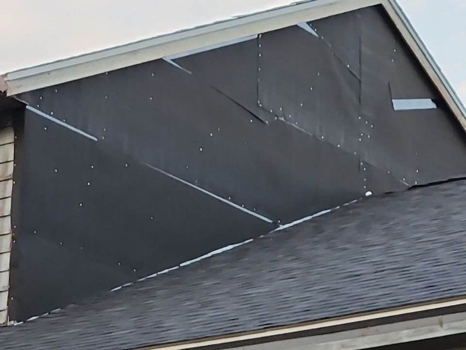 Residential Roofing Installation using Owens Corning TruDefinition Onyx Black by A Plus Exterior