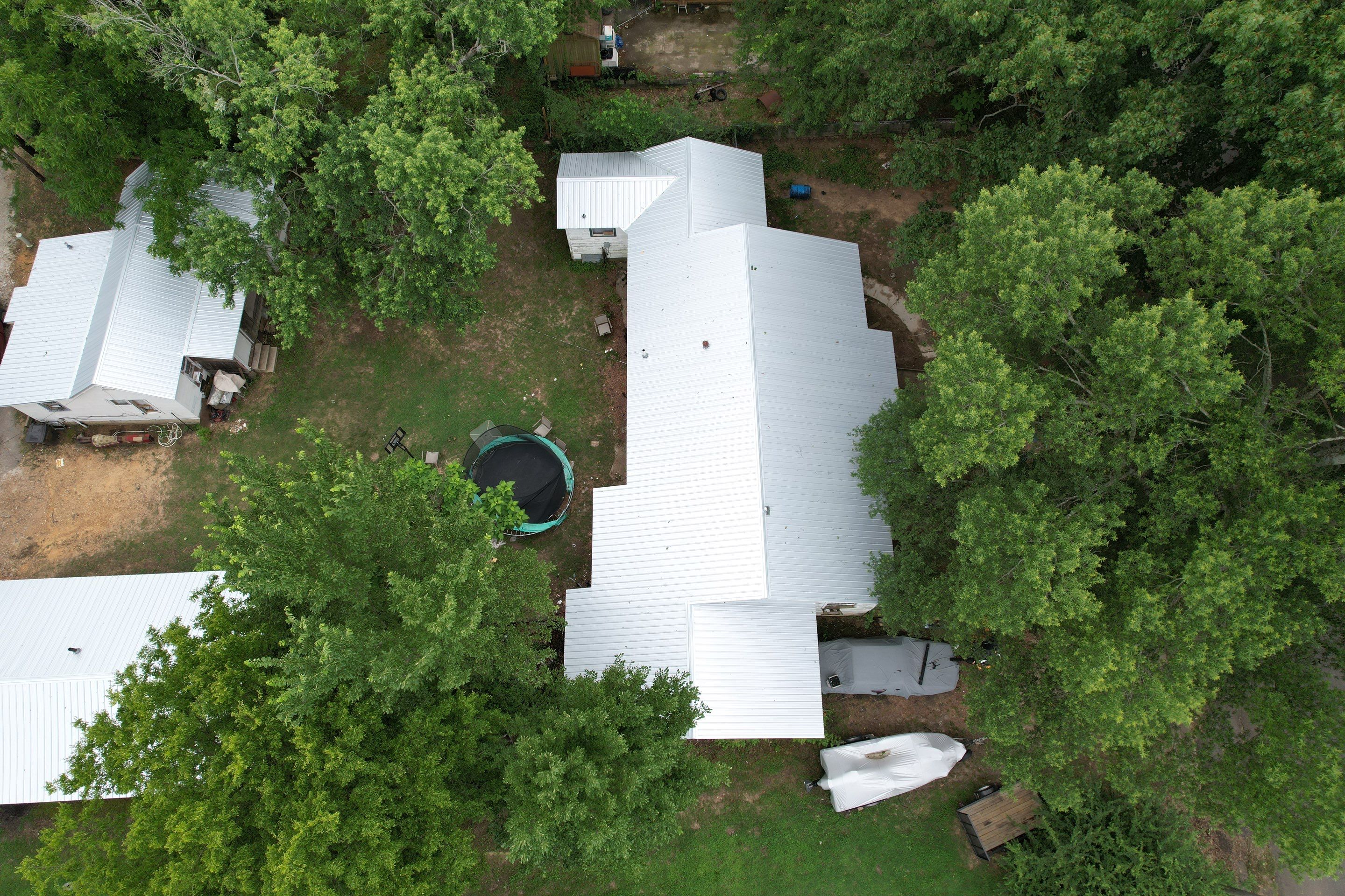 Residential Roofing Installation using 29 Gauge Galvalume Metal by Hostetler Roofing