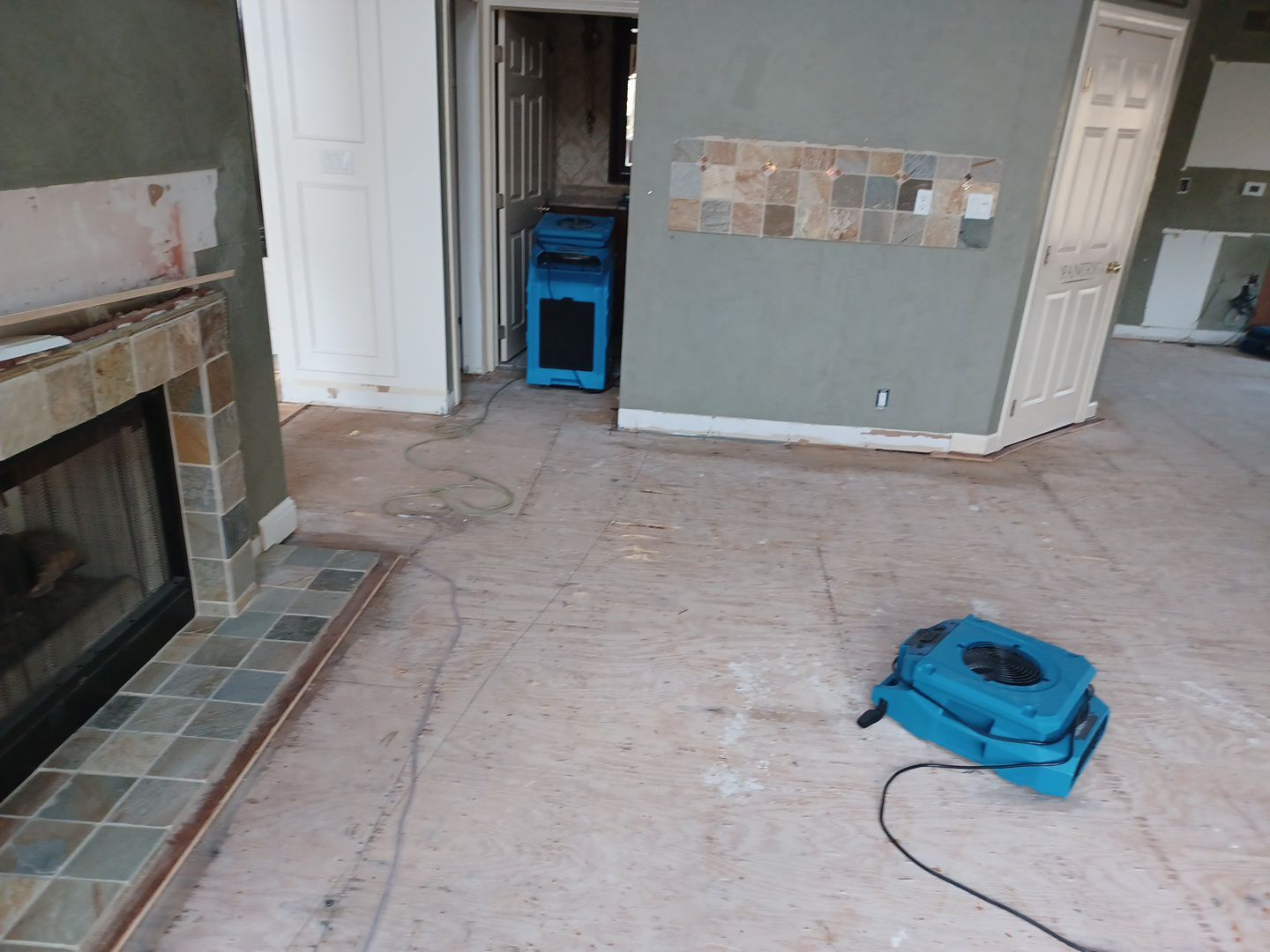 Project in Commerce Charter Twp by EzDry Water Mitigation & Property Restoration